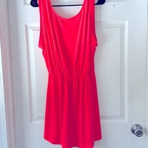 Neon pink dress from Divided H&M. Size medium (6)